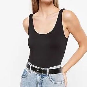 Express bodycon bodysuit (black, M)